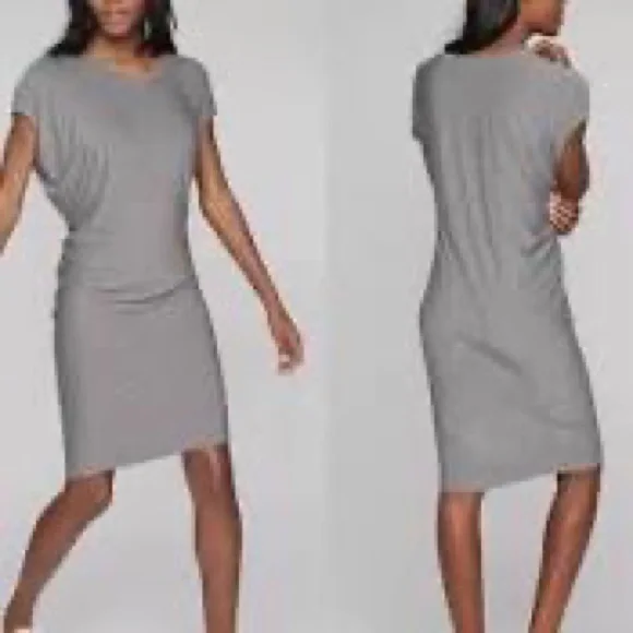 Athleta draped crew clearance dress
